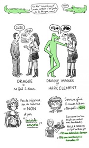 Signaux pour distinguer harceler ou draguer
